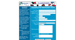 Desktop Screenshot of classifieds.lincolndailynews.com